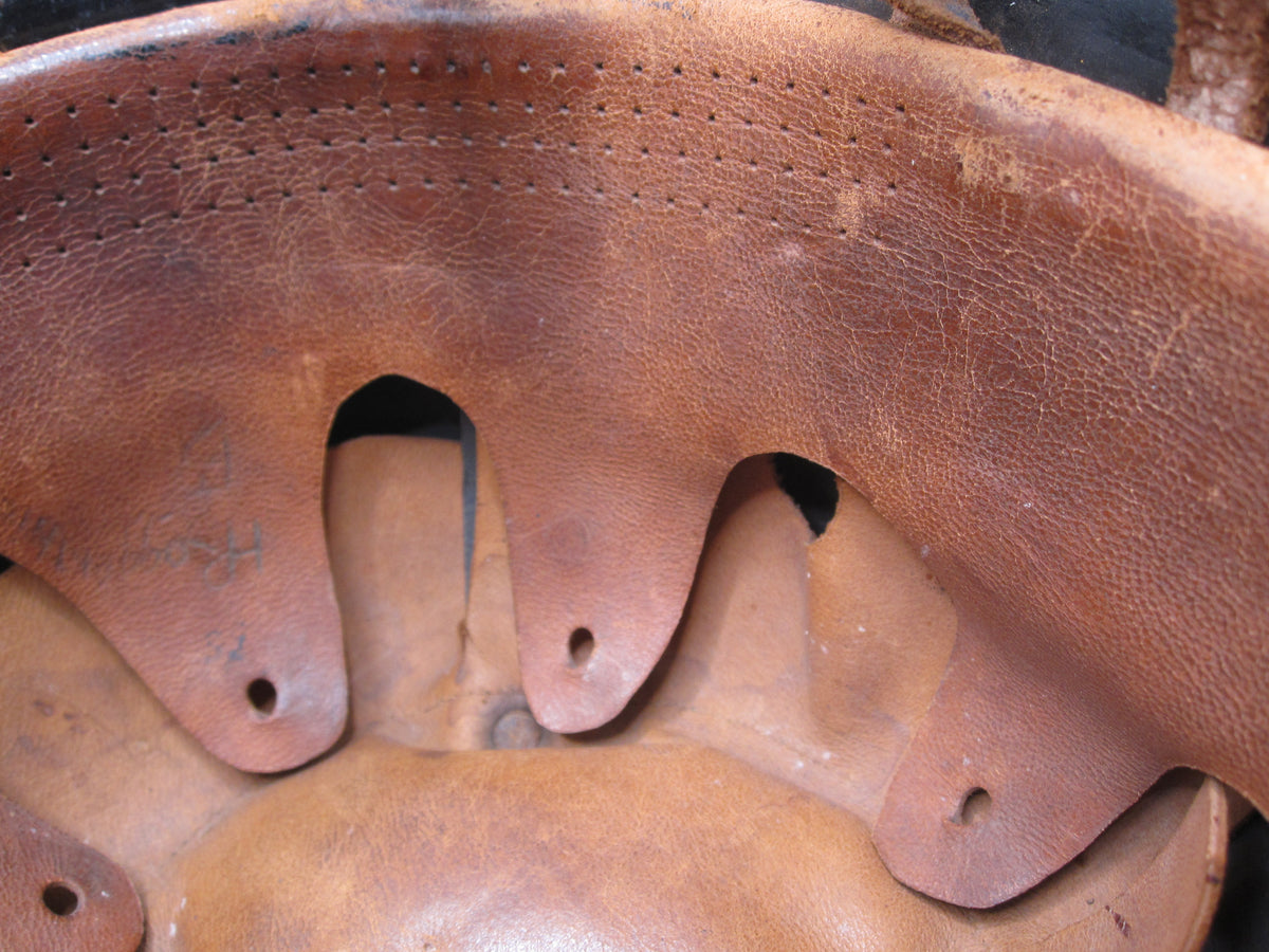 Originaler Luftschutzhelm Stahlhelm M34 Feuerwehr / Seltene Variante