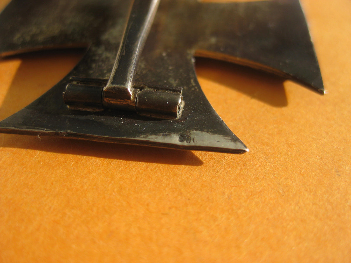 Eisernes Kreuz 1.Klasse 1914 (EK1/14) EXTREM SELTENE VARIANTE mit Punzen &quot;A&quot; &amp; &quot;800&quot; Mint Condition