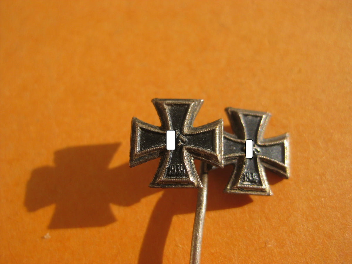 Eisernes Kreuz 1. &amp; 2.Klasse 1939 (EK1/39) &amp; (EK2/39) MINIATURSPANGE