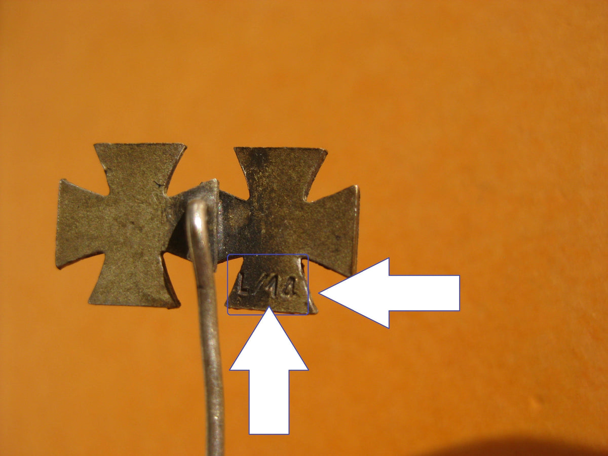 Eisernes Kreuz 1. &amp; 2.Klasse 1939 (EK1/39) &amp; (EK2/39) MINIATURSPANGE
