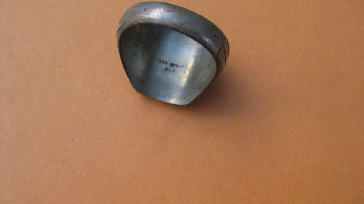 patriotischer Fingerring Silberring Hoheitsadler