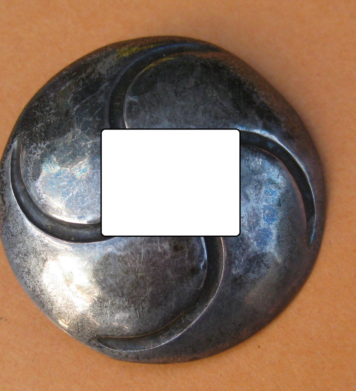 Brosche NSDAP Partei - Sympathieabzeichen Hitler Partei SILBER SS-Brosche