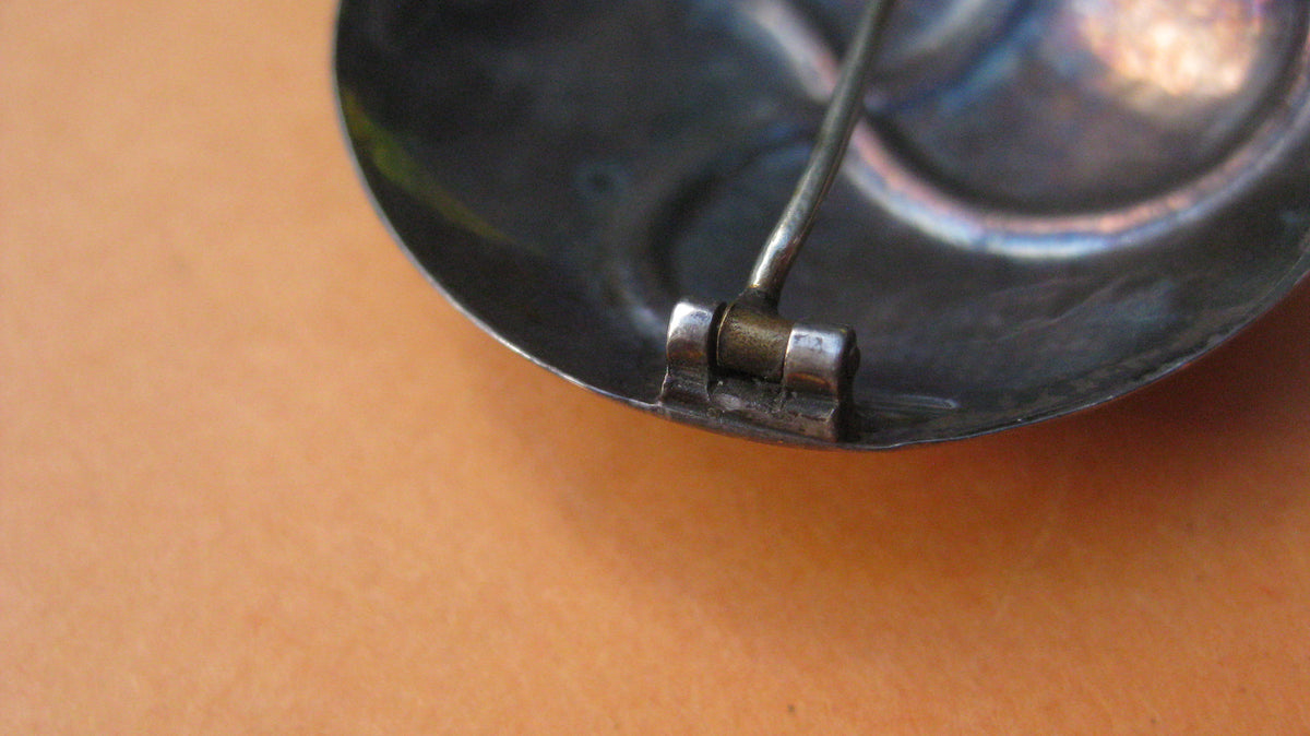 Brosche NSDAP Partei - Sympathieabzeichen Hitler Partei SILBER SS-Brosche