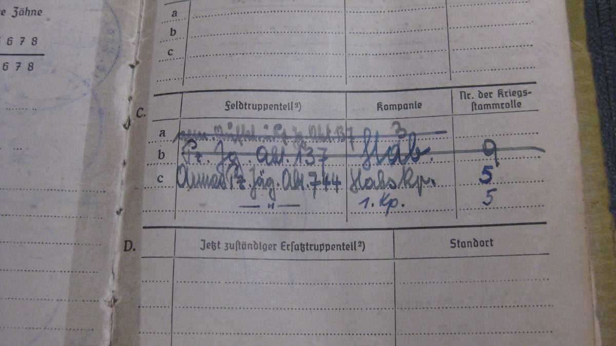Nachlass Deutsches Kreuz in Gold Soldbuch Dokumente von Alfons B. Panzertruppe Sturmartillerie Panzerjäger Sturmgeschützkommandant