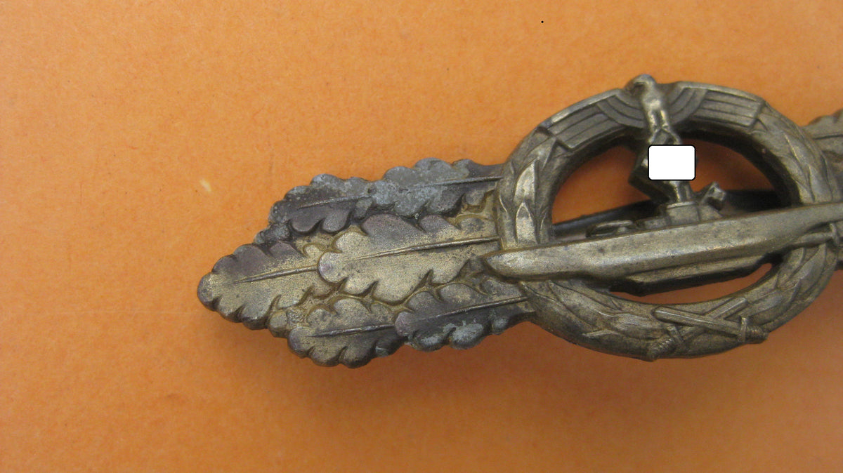 U-Boot Frontspange in Bronze Kriegsmarine 2.Weltkrieg