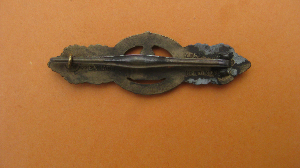 U-Boot Frontspange in Bronze Kriegsmarine 2.Weltkrieg