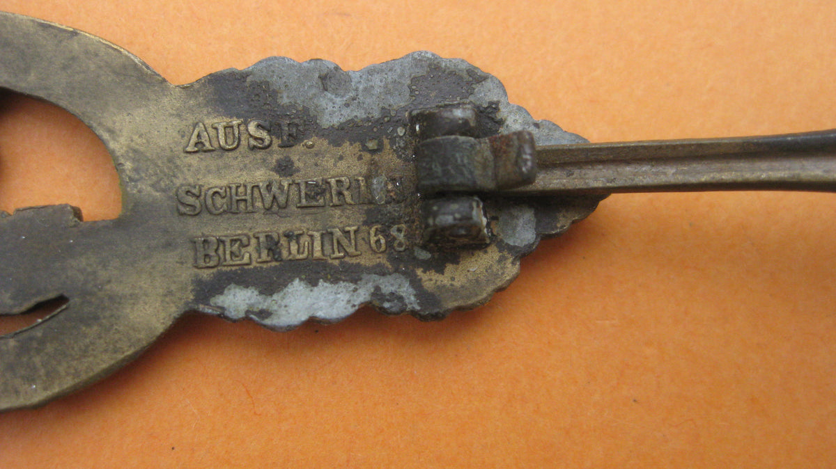 U-Boot Frontspange in Bronze Kriegsmarine 2.Weltkrieg