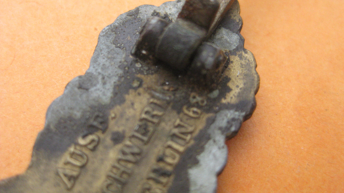 U-Boot Frontspange in Bronze Kriegsmarine 2.Weltkrieg