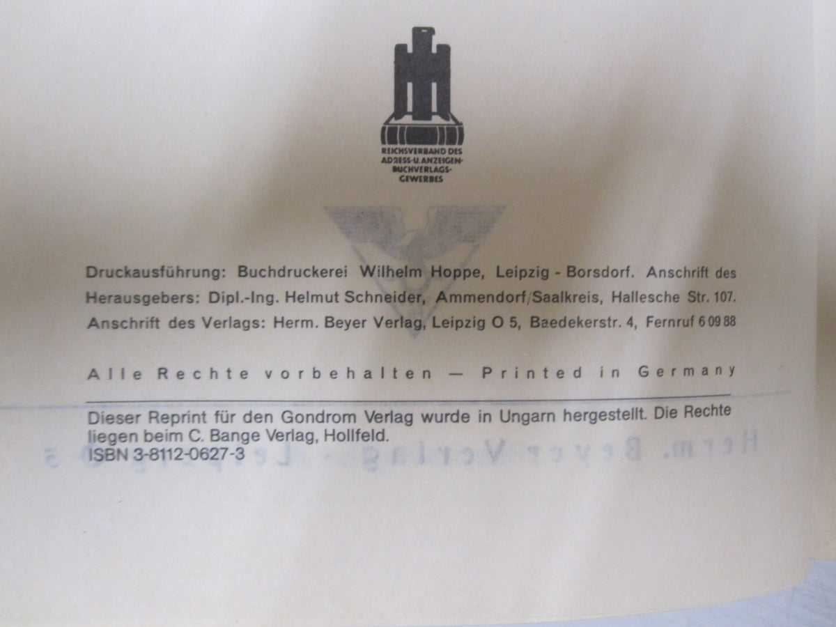 Flugzeug Typenbuch Handbuch der deutschen Luftfahrt Industrie 1939 / 1940