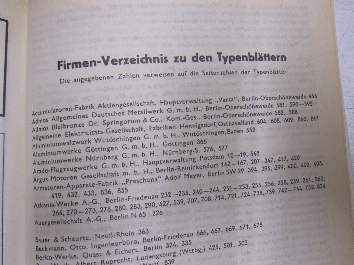 Flugzeug Typenbuch Handbuch der deutschen Luftfahrt Industrie 1939 / 1940