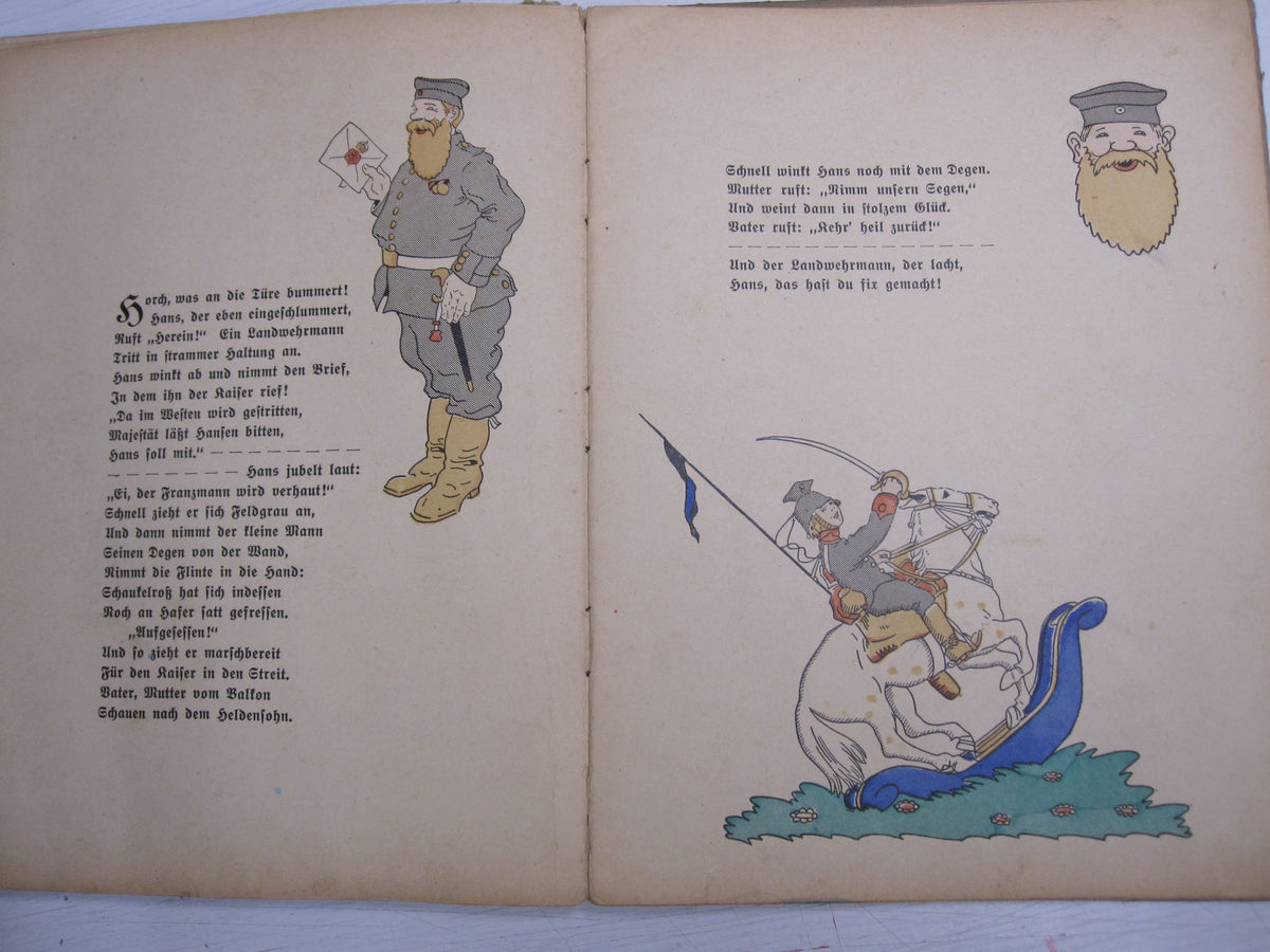 Der Sieger ein illustriertes Bilderbuch für unsere Jugend aus Grosser Zeit 1915