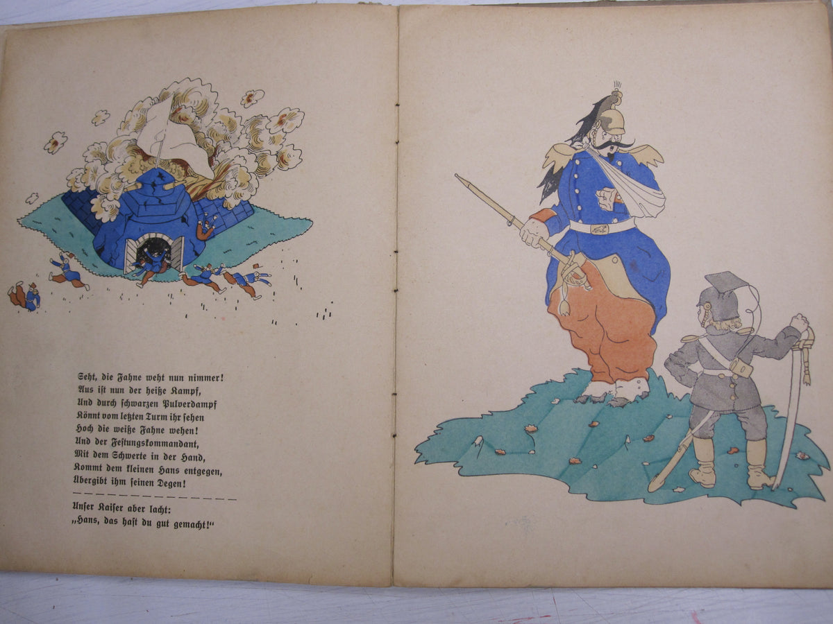 Der Sieger ein illustriertes Bilderbuch für unsere Jugend aus Grosser Zeit 1915