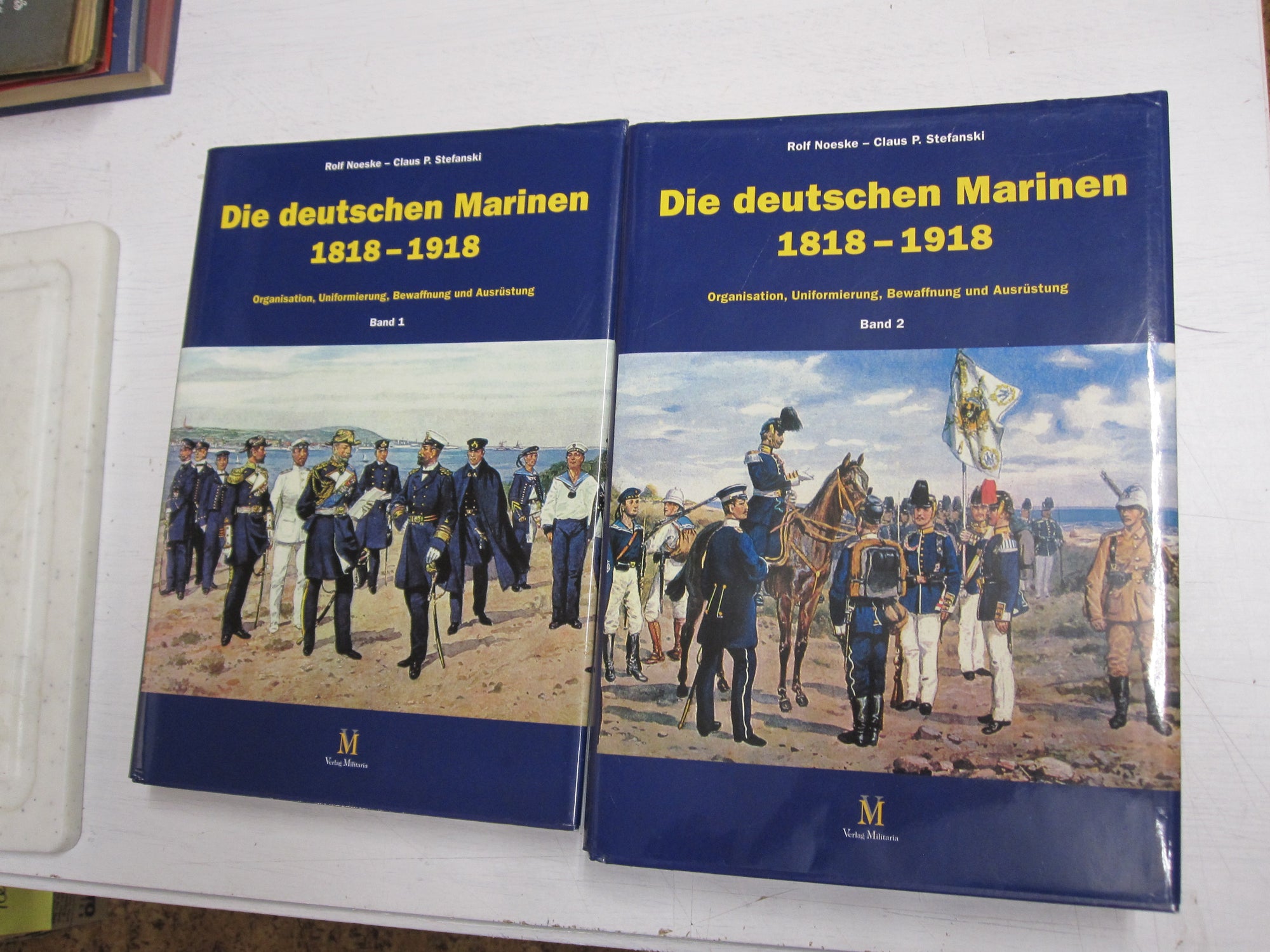 2x Buch die deutschen Marinen 1818 - 1919