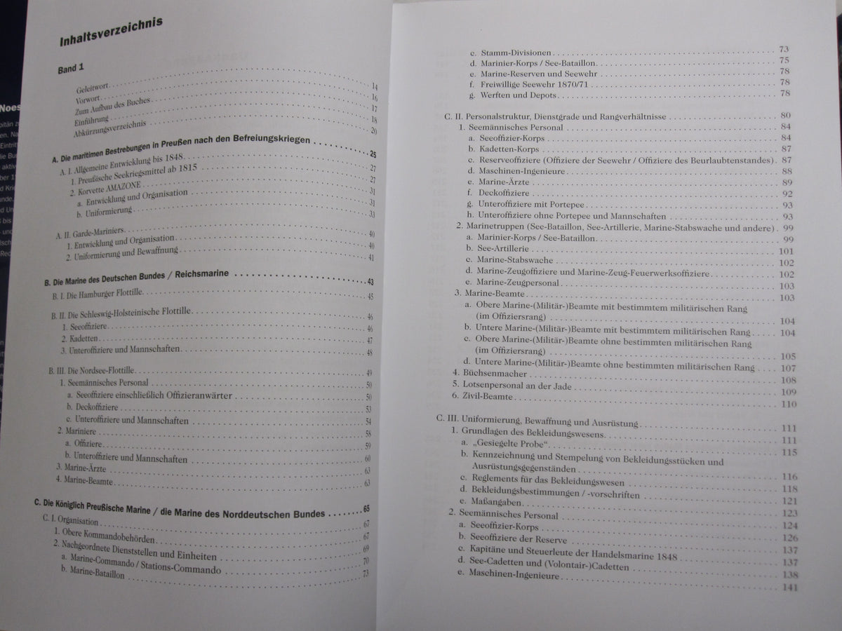 2x Buch die deutschen Marinen 1818 - 1919