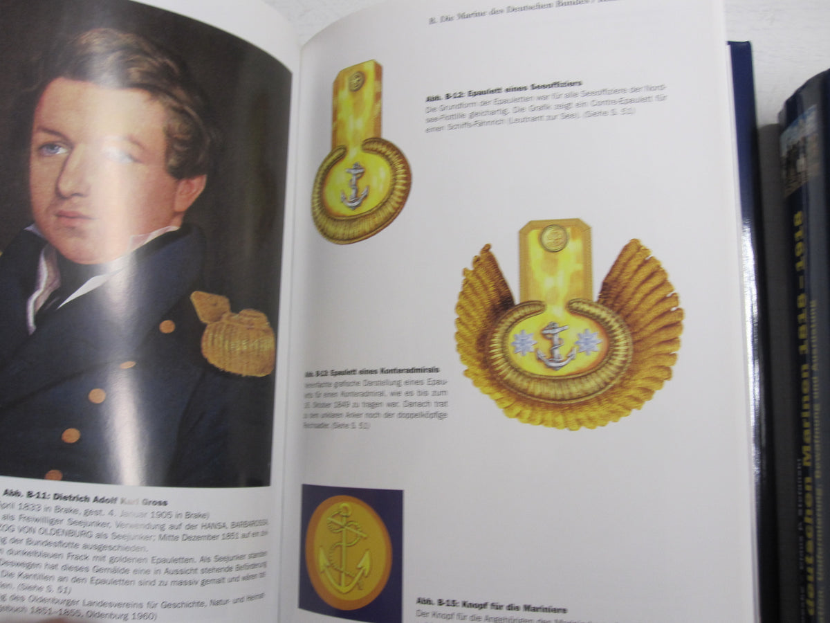 2x Buch die deutschen Marinen 1818 - 1919