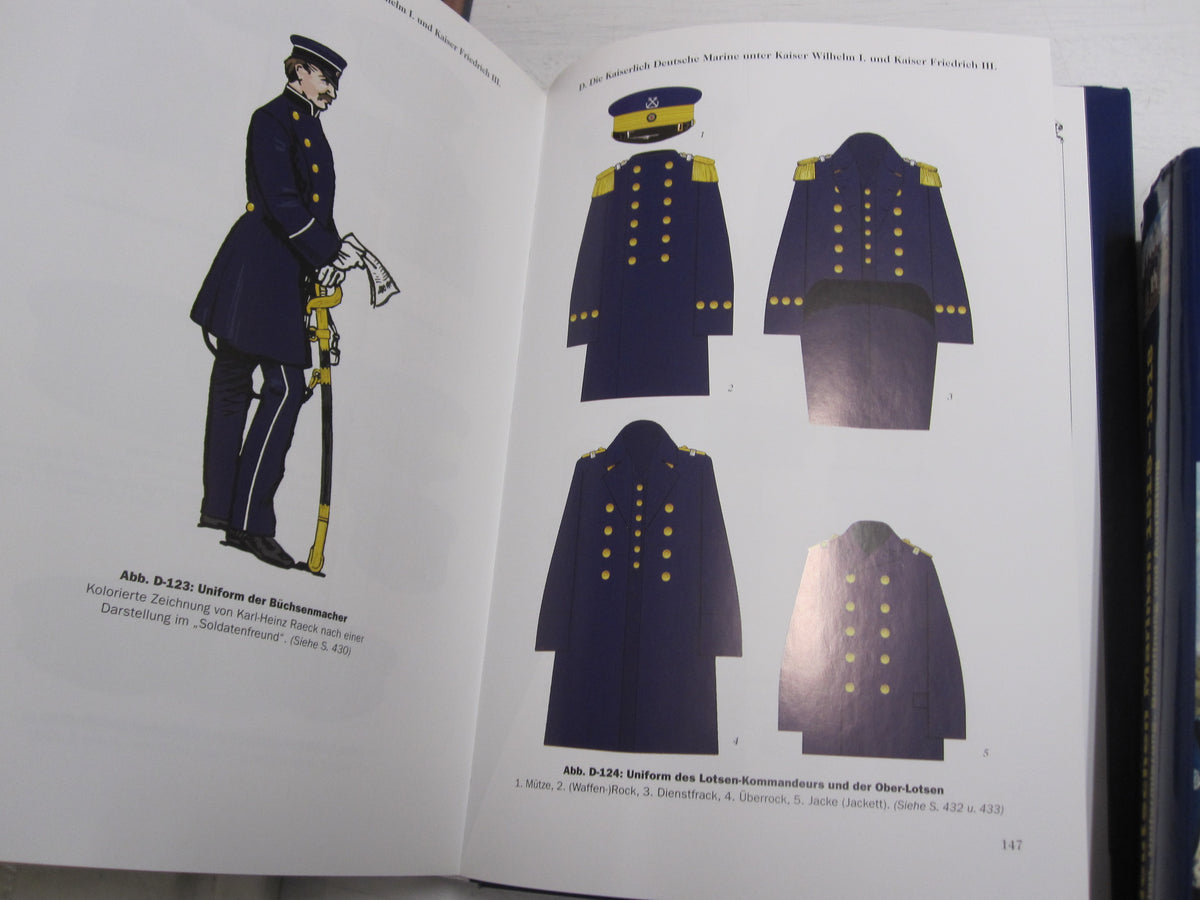 2x Buch die deutschen Marinen 1818 - 1919