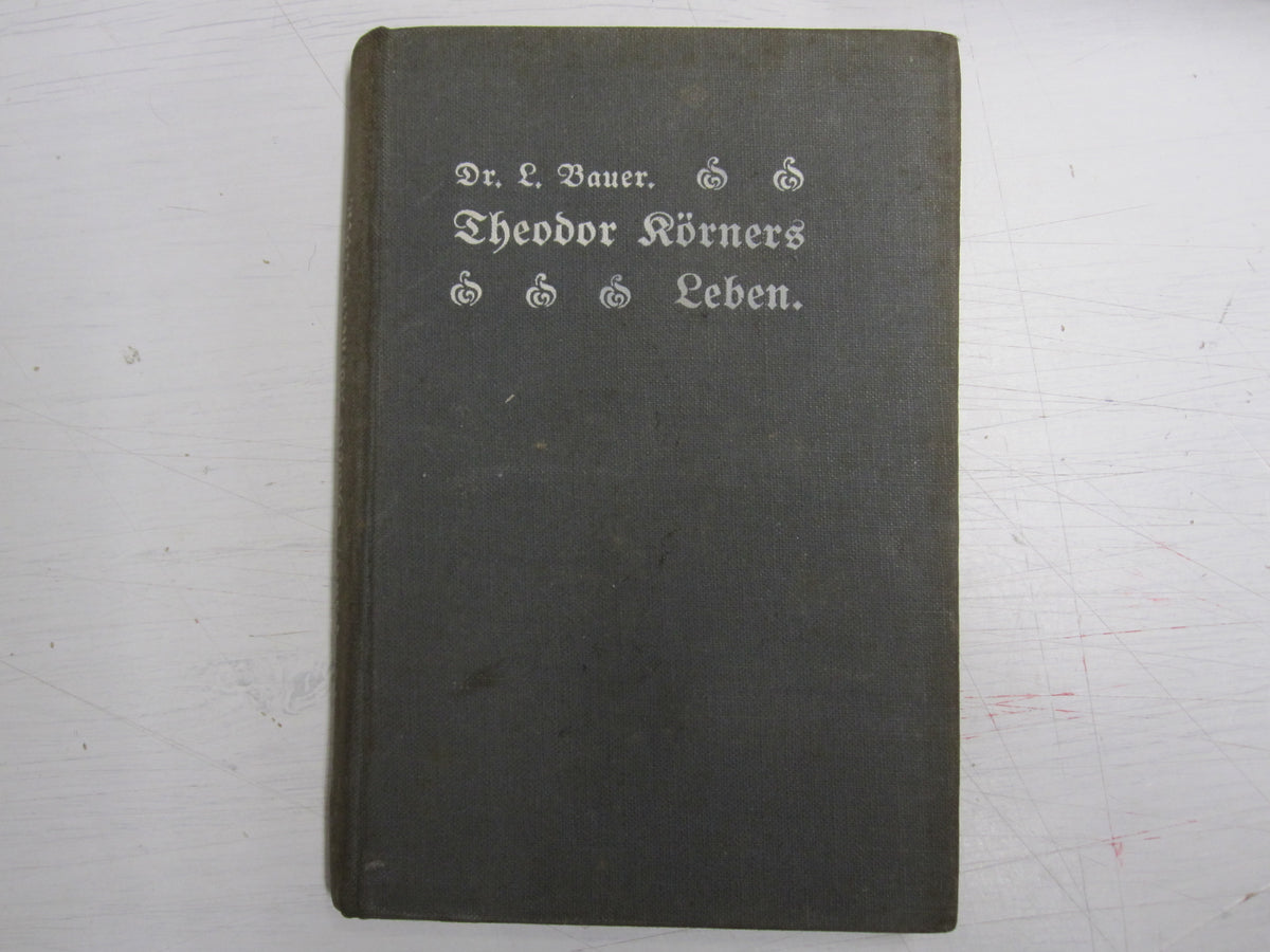 Buch Theodor Körner mit Einlegeblatt: BÜCHEREI FÜR KRIEGSGEFANGENE !