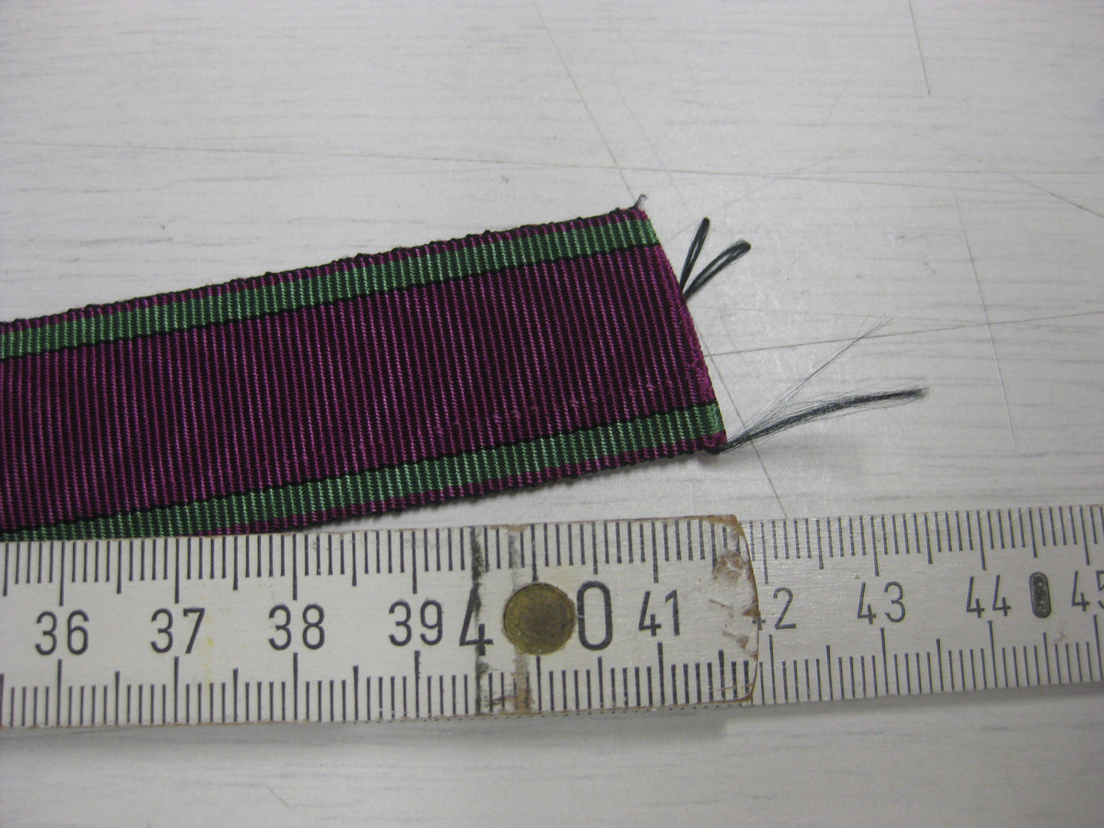 Ordensband UV-negativ Sachsen Ernestinischer Hausorden