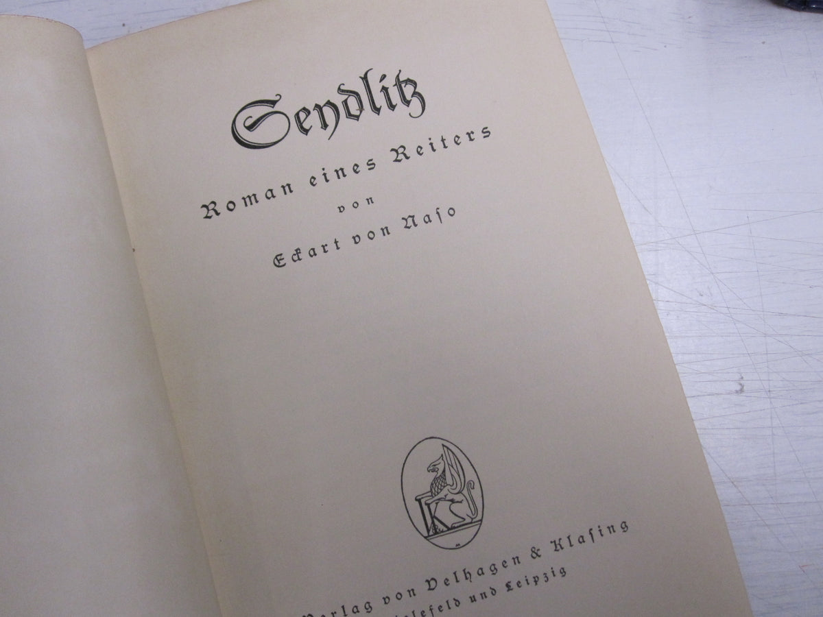 Buch Seydlitz mit Widmung von Generalmajor von Trotha 1933