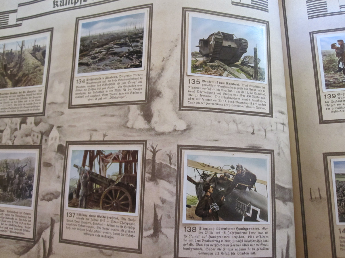 Sammelbilderalbum Der Weltkrieg 1914 - 1918