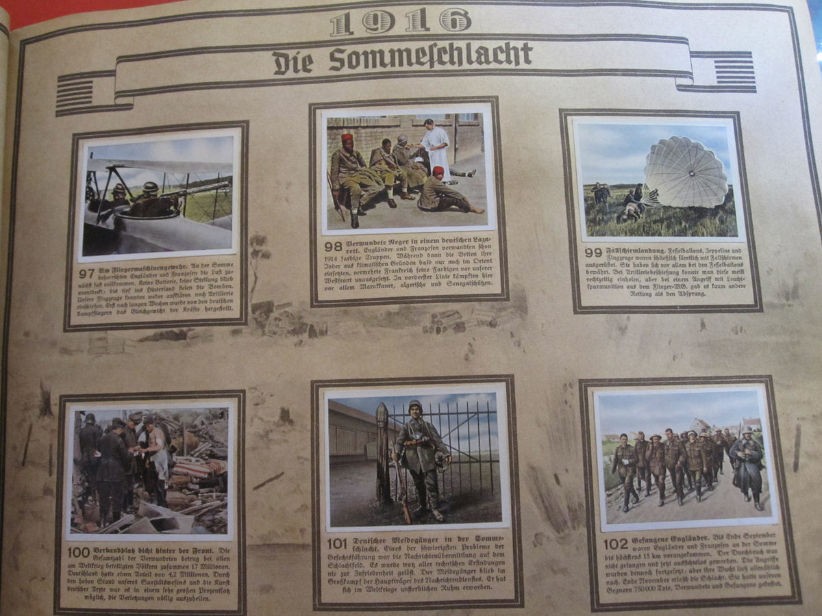 Sammelbilderalbum Der Weltkrieg 1914 - 1918