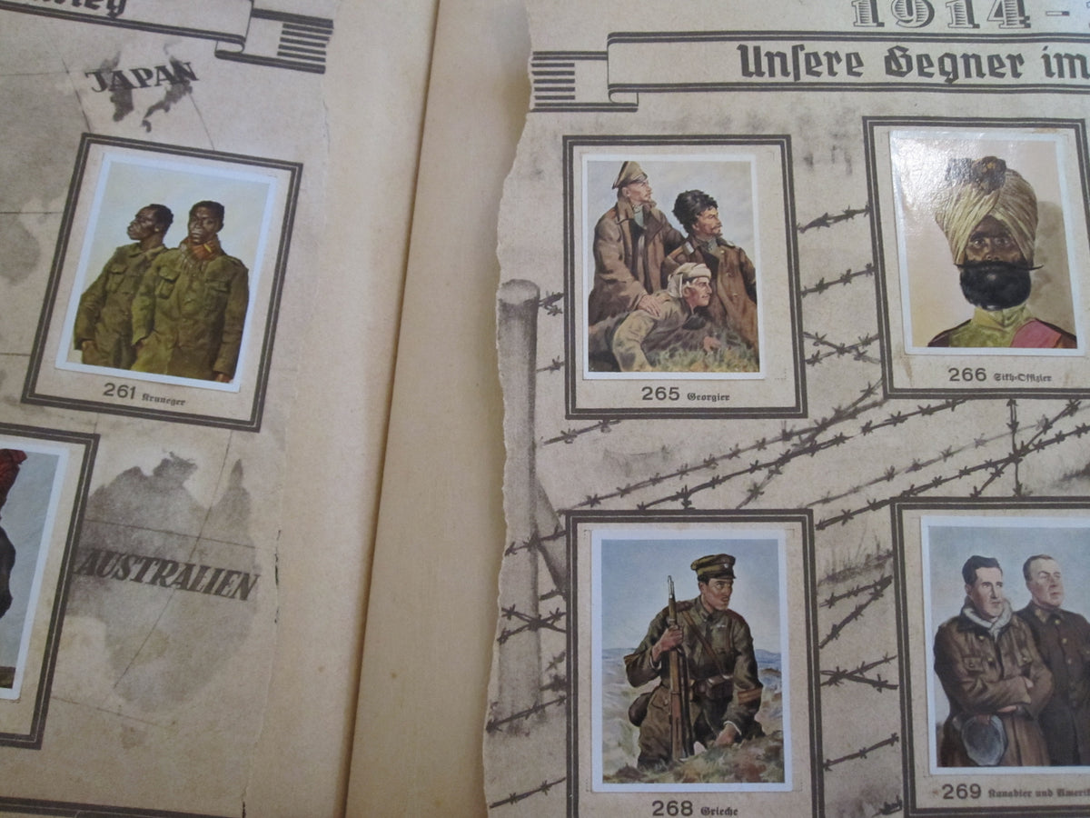 Sammelbilderalbum Der Weltkrieg 1914 - 1918