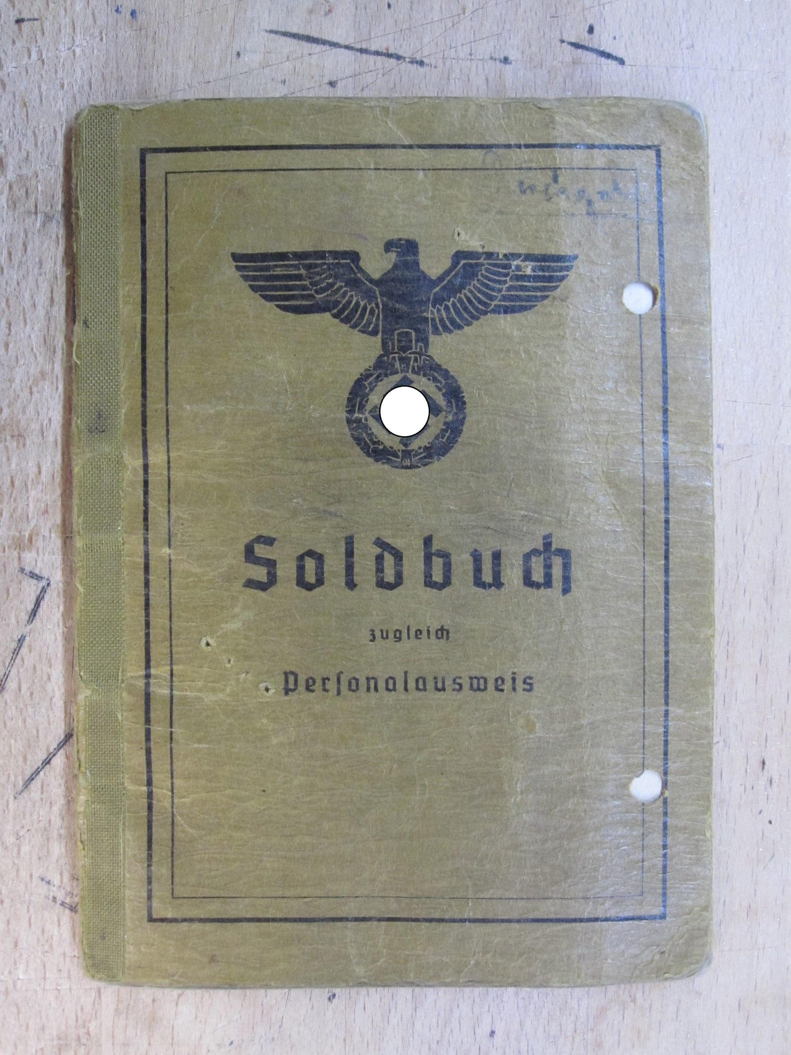 H.W.  -  -   Soldbuch Wehrmacht Heer Schwäbisch-Gmünd