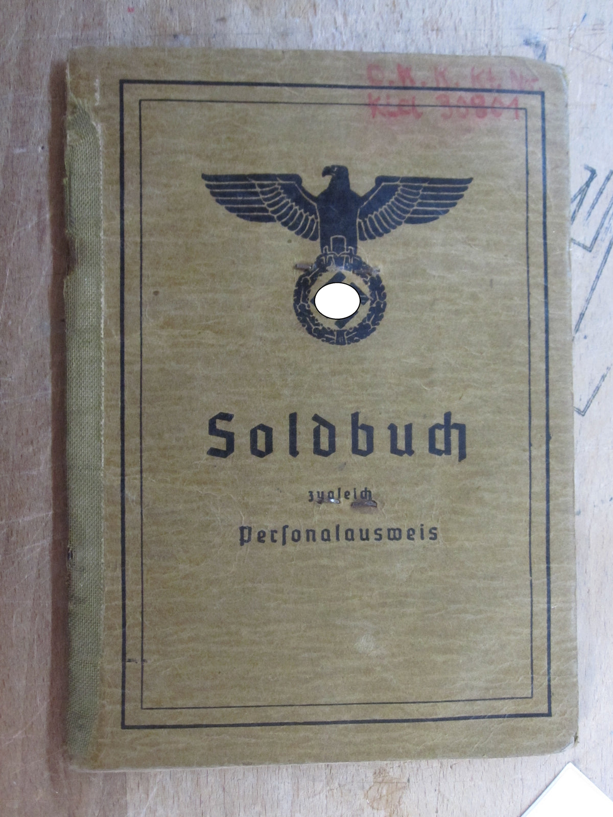 H.W.   Soldbuch Kriegsmarine Kapitänleutnant U-Bootwaffe