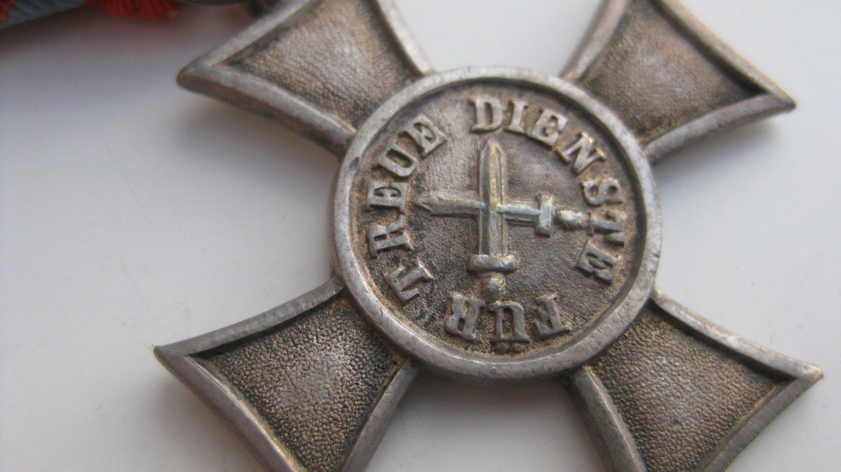 H.W.   -  - Königreich Württemberg Dienstehrenzeichen 2.Klasse 1874 - 1891