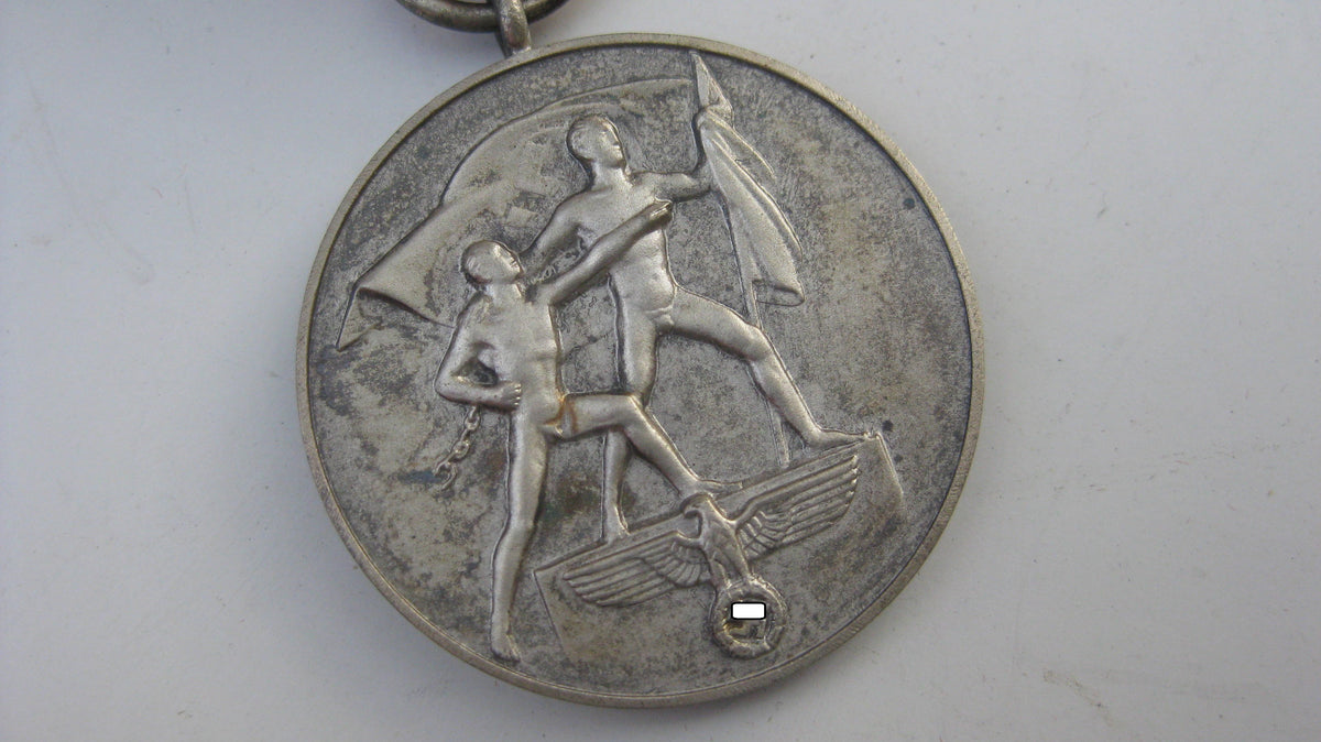 Anschlußmedaille 13.März 1938 / Österreichmedaille im Verleihungsetui