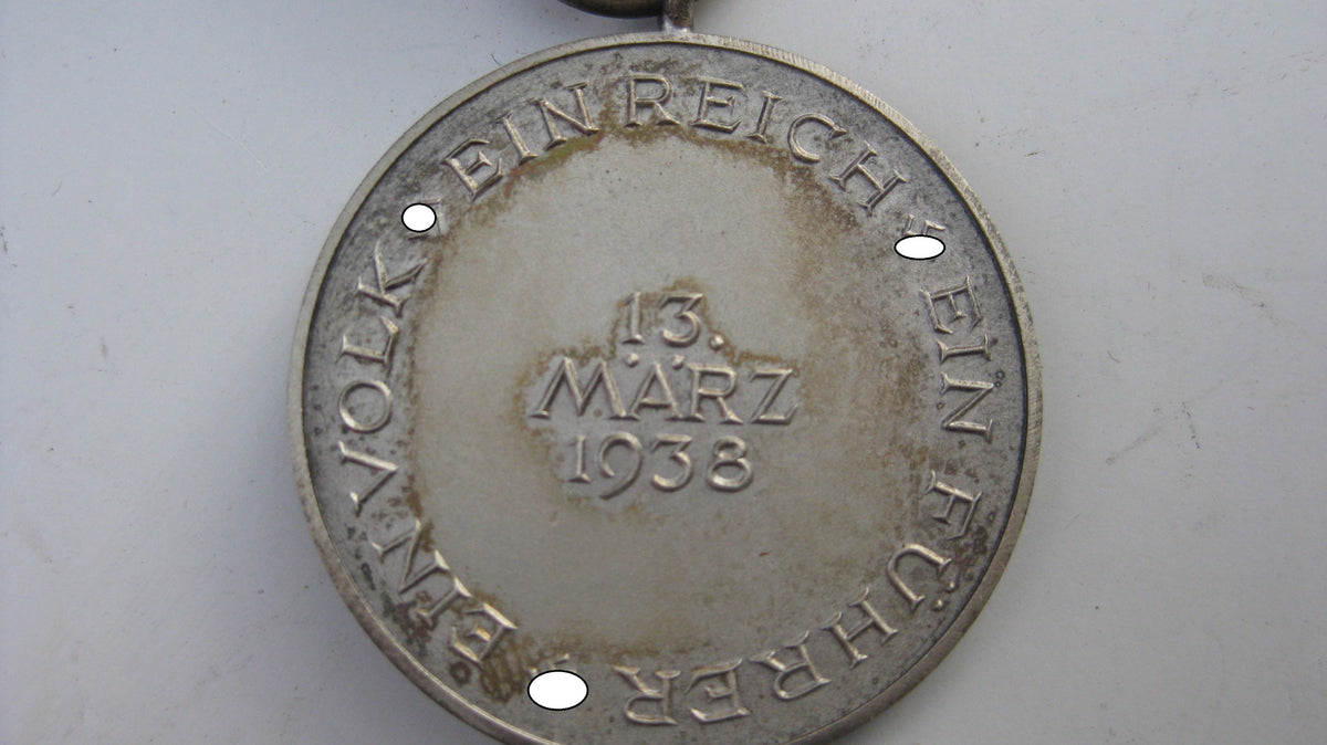Anschlußmedaille 13.März 1938 / Österreichmedaille im Verleihungsetui