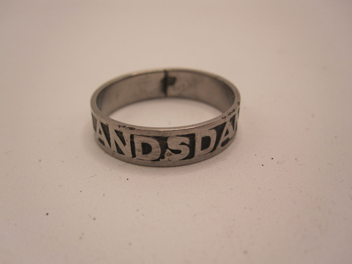 patriotischer Fingerring VATERLANDSDANK 1914