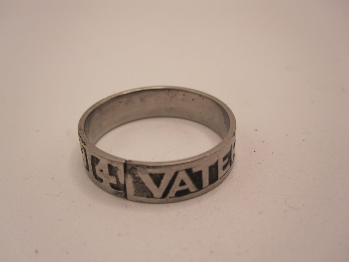 patriotischer Fingerring VATERLANDSDANK 1914