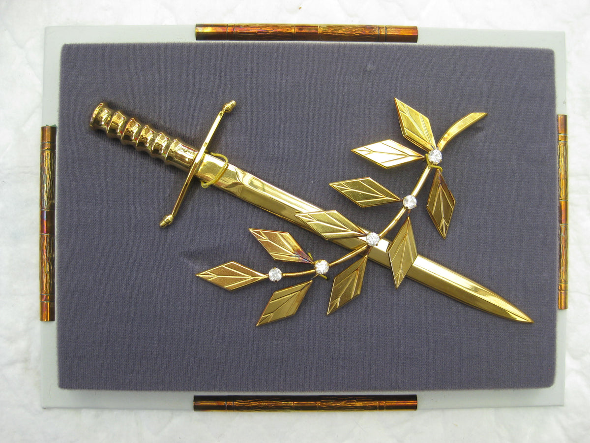 Ehrengeschenk DDR NVA Miniaturdolch MdI