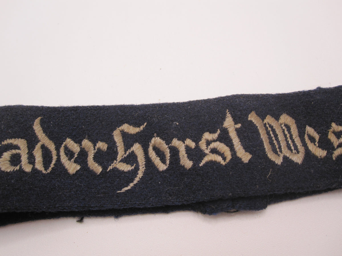 Ärmelband der Luftwaffe Geschwader HORST WESSEL Zerstörergeschwader ZG26 &amp; ZG142