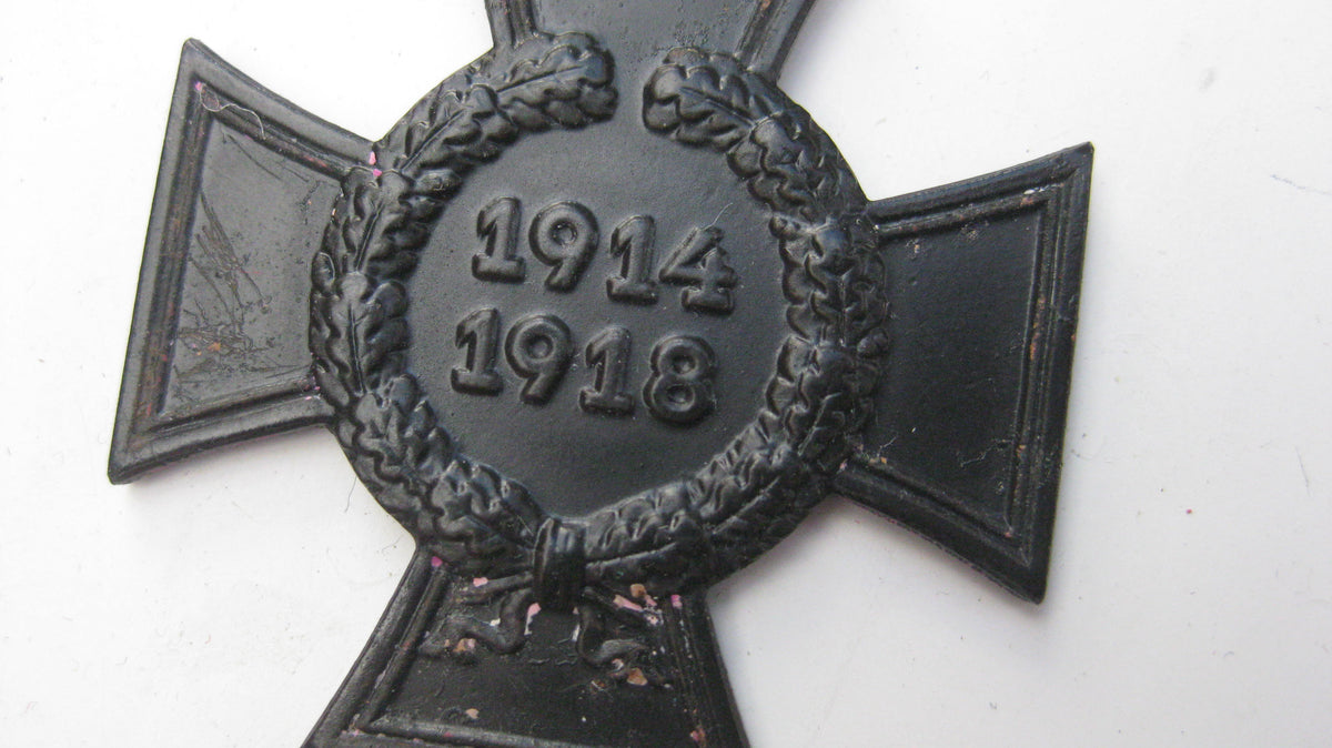 Ehrenkreuz des 1.Weltkrieges gefallener Frontkämpfer Hersteller: Hermann Wernstein