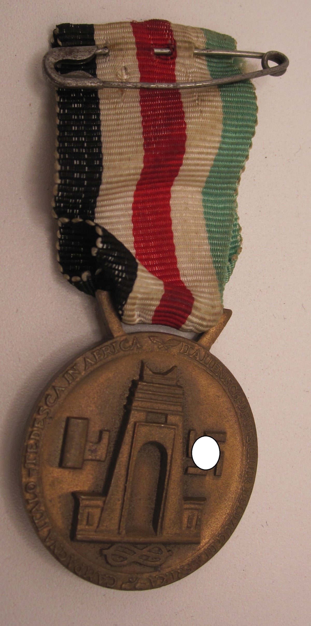 Italienisch-deutsche Afrika Feldzugsmedaille / Italien in BRONZE