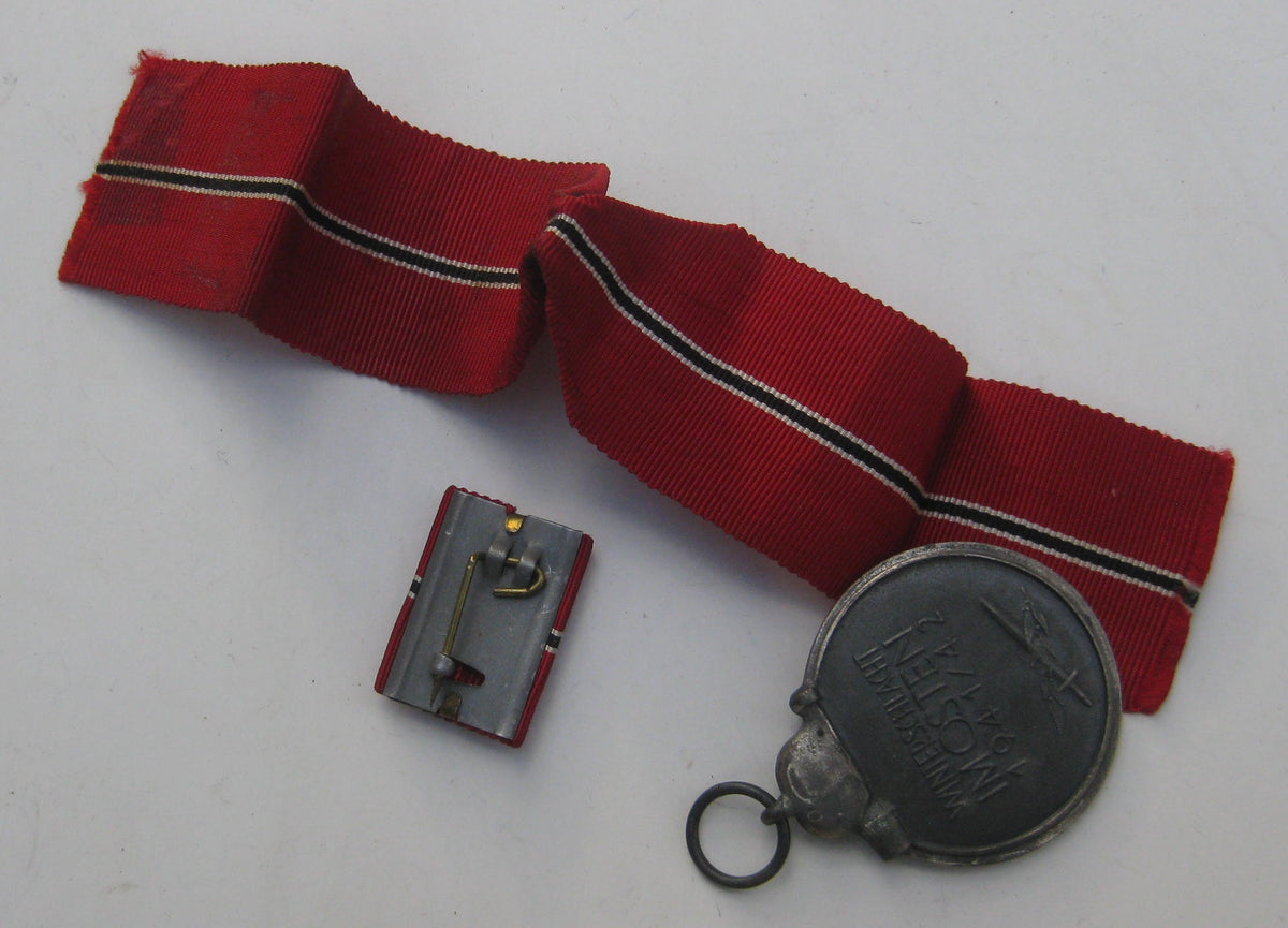Ostmedaille 1941/42 mit Feldspange