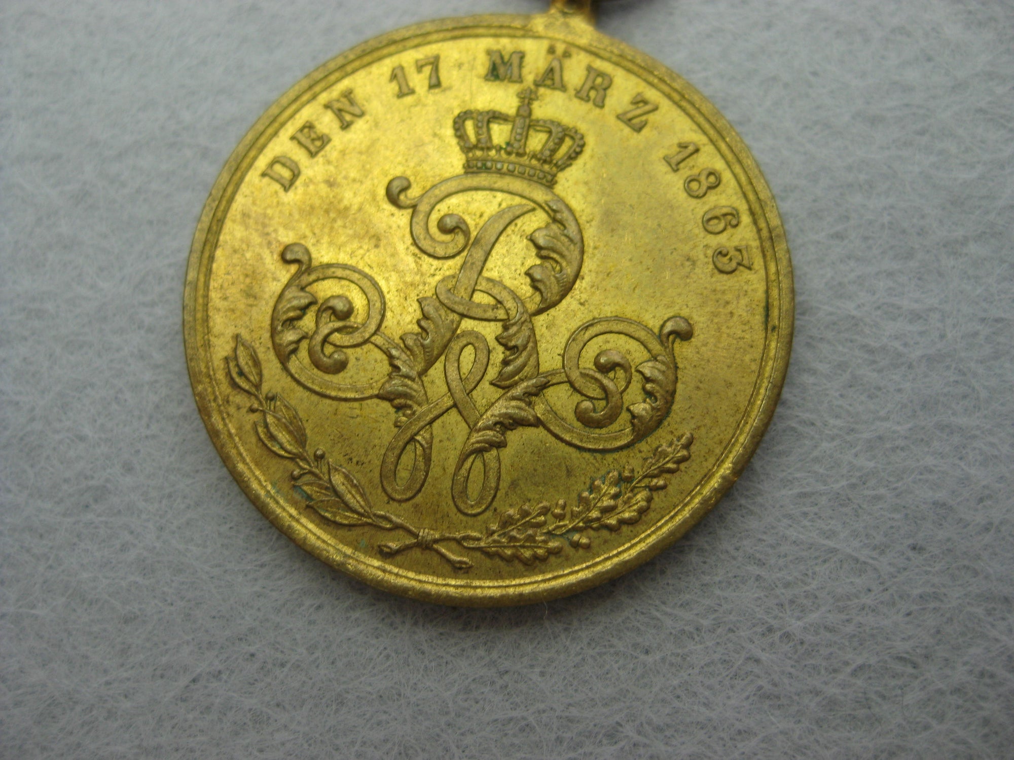 Medaille Friedrich Wilhelm III. Preußen König von Deutschland 17. März 1863