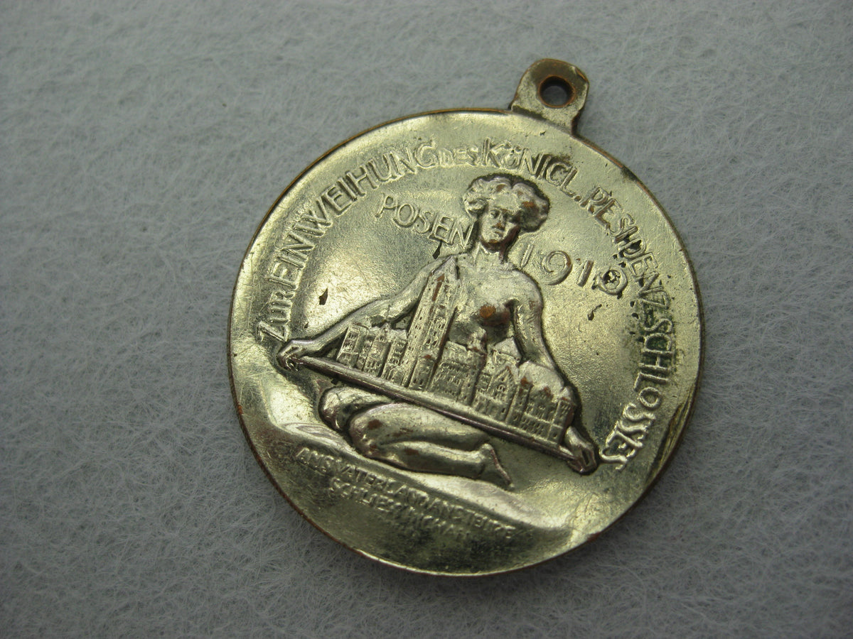 Medaille Wilhelm II. Preußen König Kaiser von Deutschland  Posen 1910