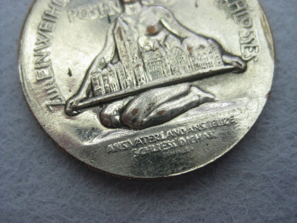 Medaille Wilhelm II. Preußen König Kaiser von Deutschland  Posen 1910