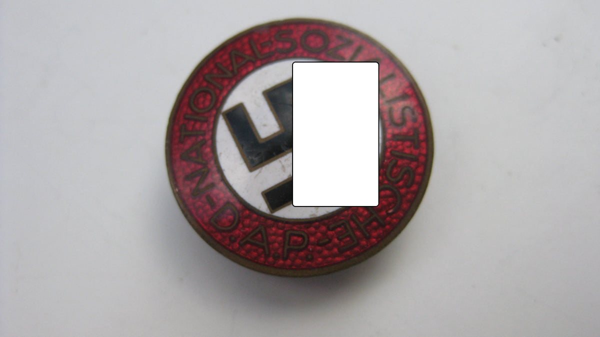 NSDAP Parteiabzeichen M1/72  Hersteller: Fritz Zimmermann in Stuttgart