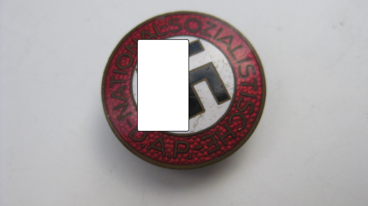 NSDAP Parteiabzeichen M1/72  Hersteller: Fritz Zimmermann in Stuttgart