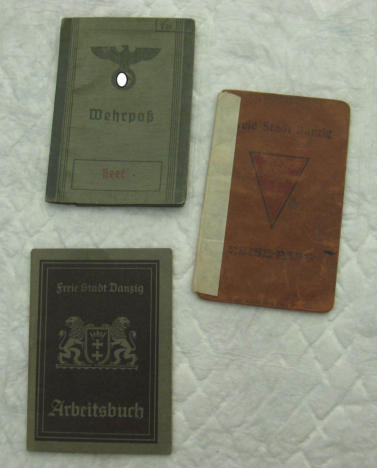 Wehrpaß / Soldbuch Wehrmacht FREIE STADT DANZIG 1.September 1939 Teilnehmer der 1. Angrifswelle!!! WESTERPLATTE SS-Heimwehr