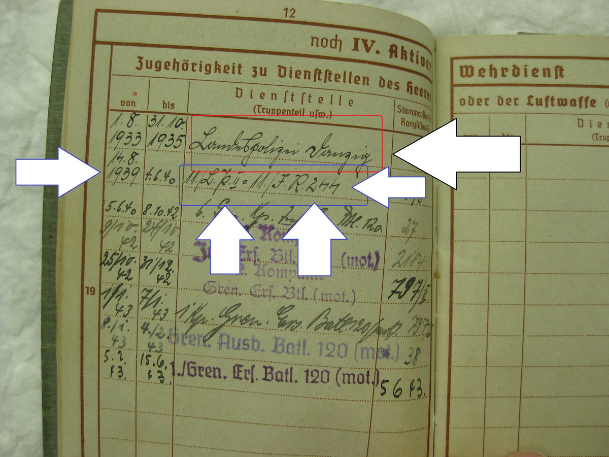 Wehrpaß / Soldbuch Wehrmacht FREIE STADT DANZIG 1.September 1939 Teilnehmer der 1. Angrifswelle!!! WESTERPLATTE SS-Heimwehr