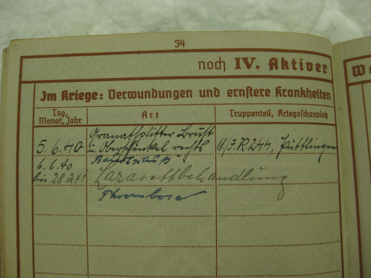 Wehrpaß / Soldbuch Wehrmacht FREIE STADT DANZIG 1.September 1939 Teilnehmer der 1. Angrifswelle!!! WESTERPLATTE SS-Heimwehr