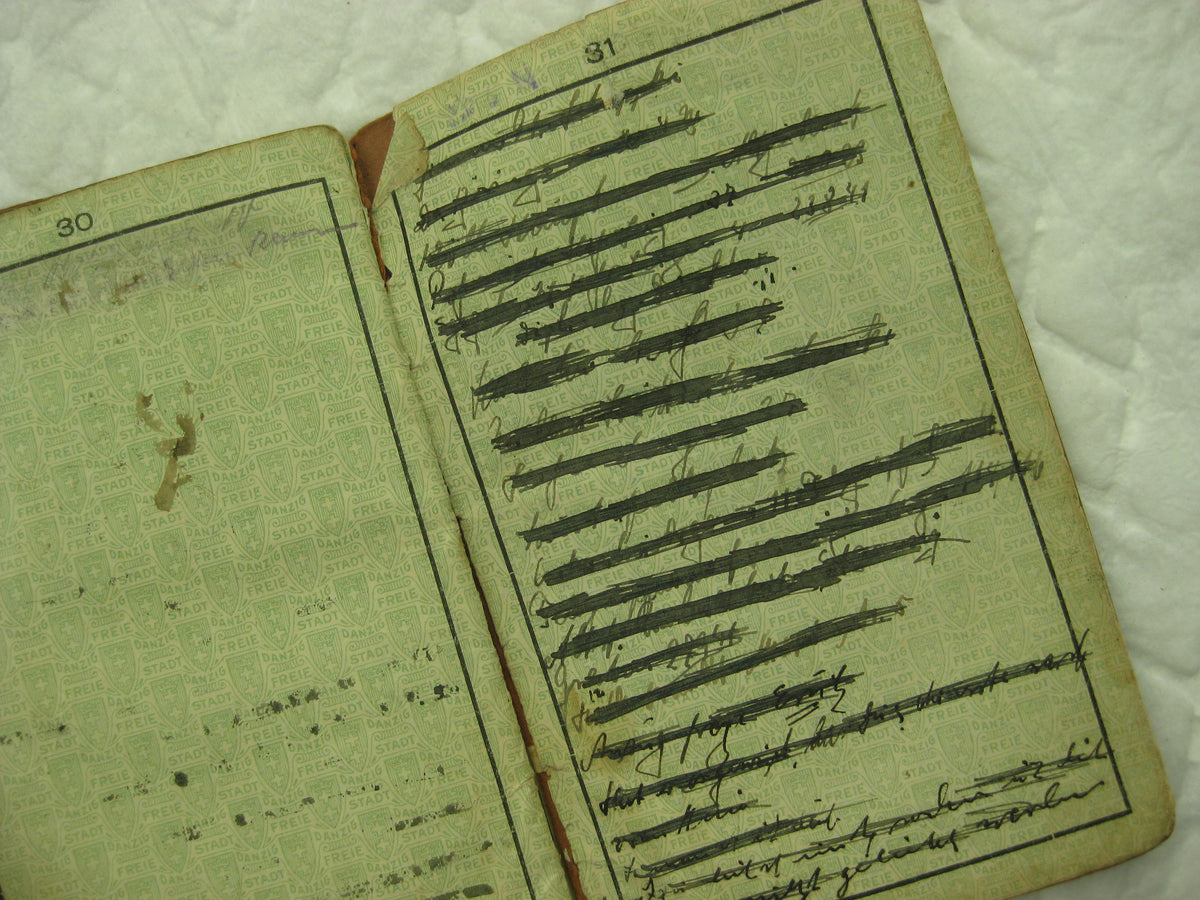 Wehrpaß / Soldbuch Wehrmacht FREIE STADT DANZIG 1.September 1939 Teilnehmer der 1. Angrifswelle!!! WESTERPLATTE SS-Heimwehr