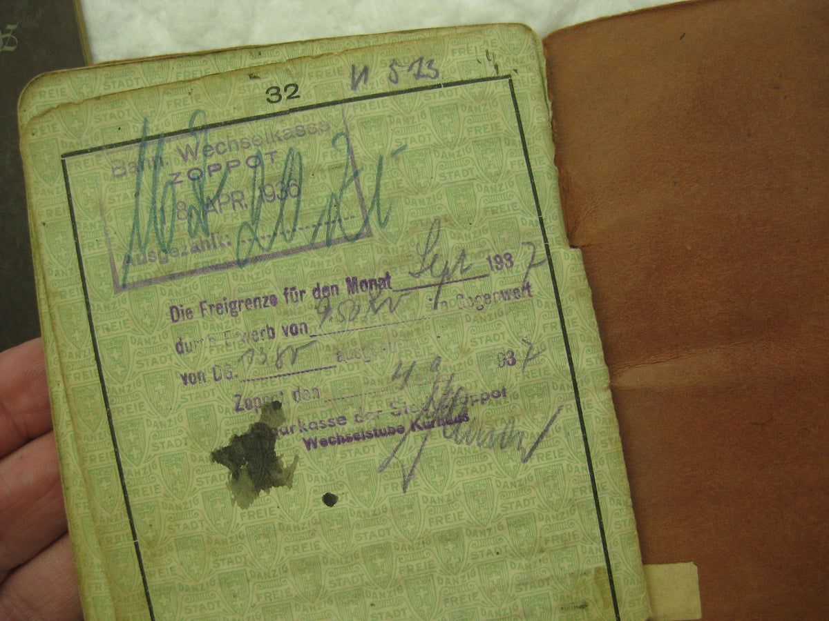 Wehrpaß / Soldbuch Wehrmacht FREIE STADT DANZIG 1.September 1939 Teilnehmer der 1. Angrifswelle!!! WESTERPLATTE SS-Heimwehr