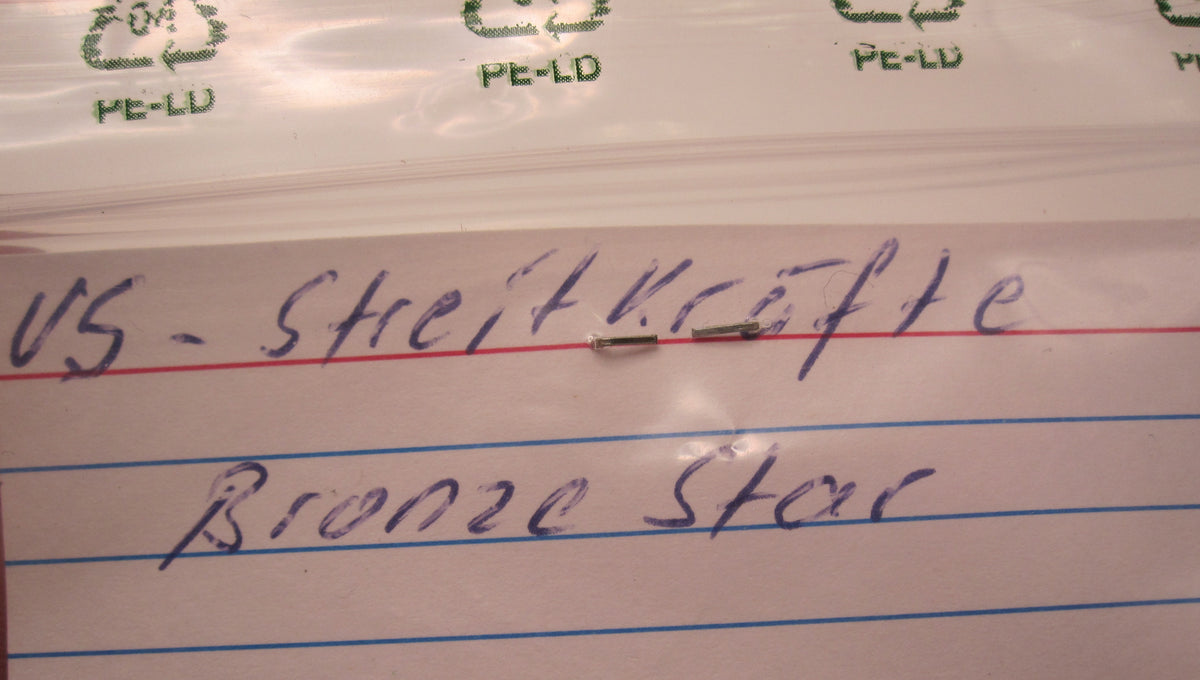 H.W.  -   -    USA  Bronze Star Orden