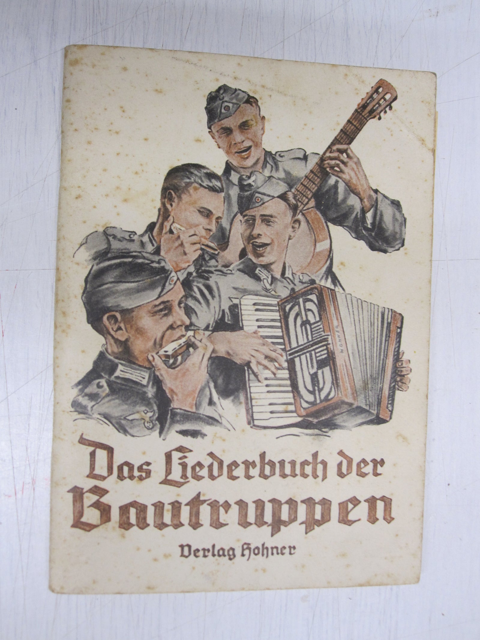Originalausgabe Heft / Buch Liederbuch der Bautruppen in der Wehrmacht